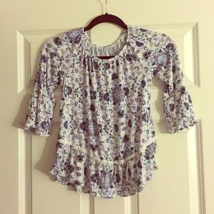 Justice boho style top